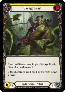 Savage Feast (Yellow) (Rare) - WTR015 - Unlimited