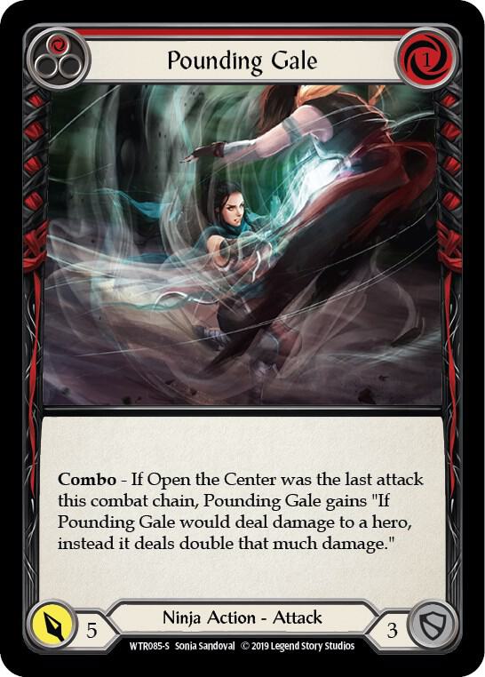 Pounding Gale (Super Rare) - WTR085 - Unlimited Rainbow Foil