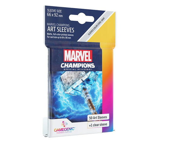 Gamegenic Sleeves: Marvel Champions Thor (50) (Sealed)