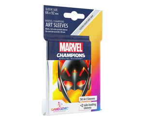 Gamegenic Sleeves: Marvel Champions Wasp (50) (Sealed)