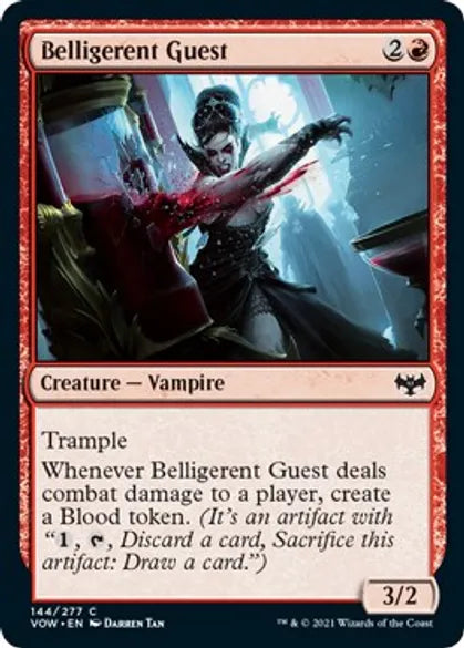 Belligerent Guest (Common) - 144/277