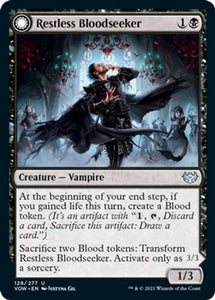 Restless Bloodseeker // Bloodsoaked Reveler (Uncommon) - 128/277