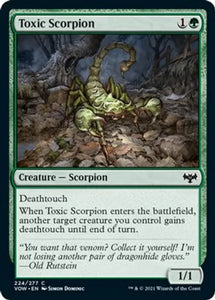 Toxic Scorpion (Common) - 224/277