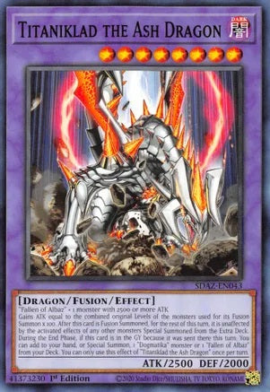 Titaniklad the Ash Dragon (Common) - SDAZ-EN043