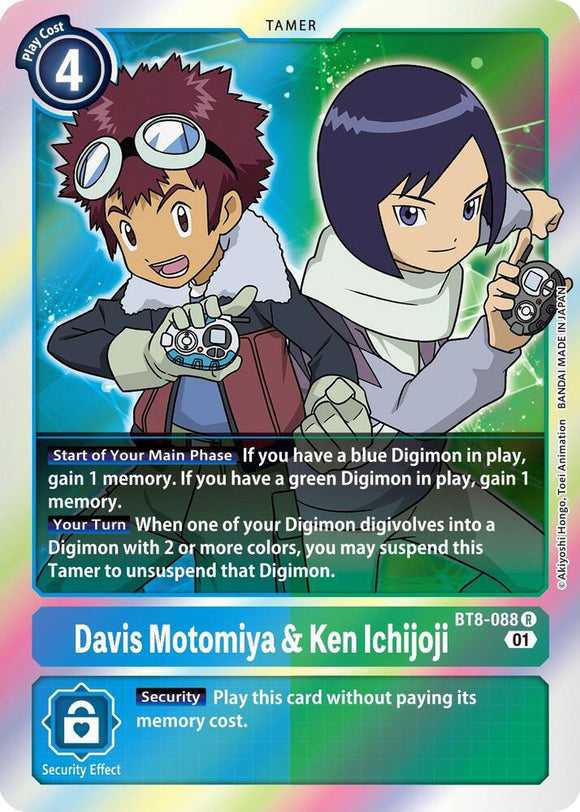 Davis Motomiya & Ken Ichijoji (Rare) - BT8-088
