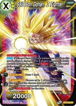 SS2 Son Gohan, Z Fighter (Super Rare) - BT17-083