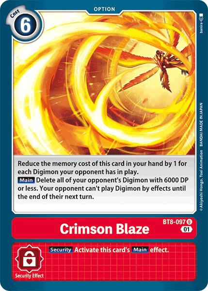 Crimson Blaze (Uncommon) - BT8-097