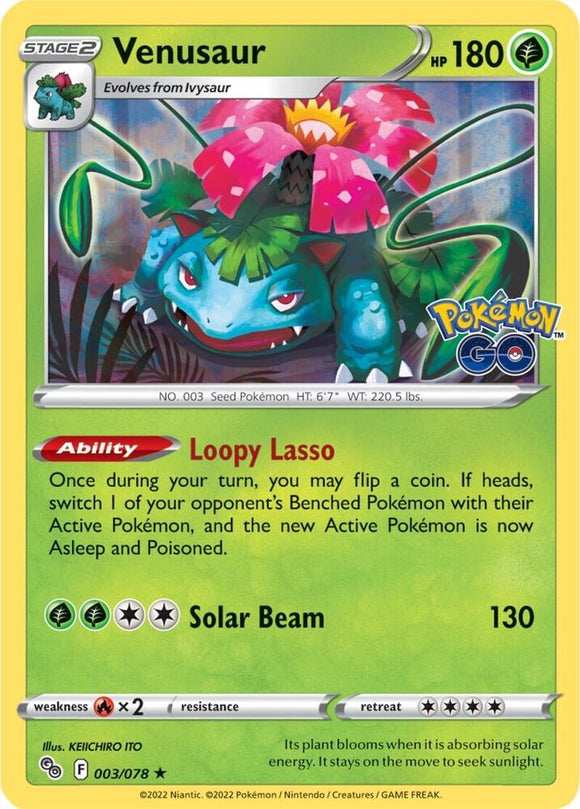 Venusaur (Holo Rare) - 003/078
