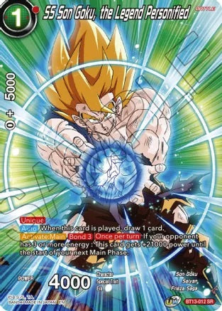SS Son Goku, the Legend Personified (Super Rare) - BT13-012