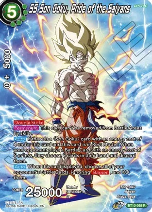 SS Son Goku, Pride of the Saiyans (Rare) - BT10-065