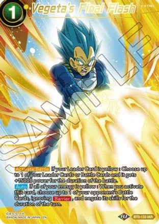 Vegeta's Final Flash (Iconic Attack Rare) - BT9-133