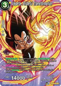 Vegeta, Prideful Transformation (Super Rare) - BT10-105