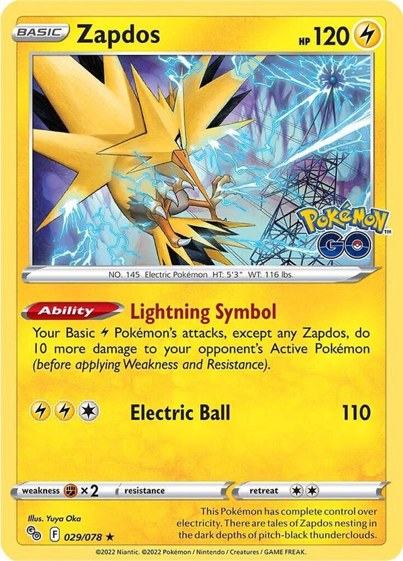 Zapdos (Reverse Holo Rare) - 029/078