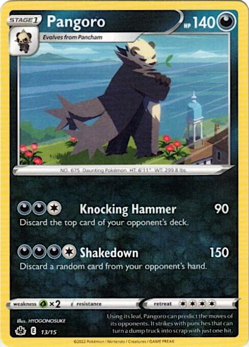 Pangoro (Promo) - 13/15 - McDonald's Promo