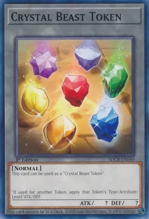 Crystal Beast Token (Common) - SDCB-EN049