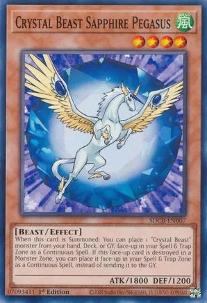 Crystal Beast Sapphire Pegasus (Common) - SDCB-EN007