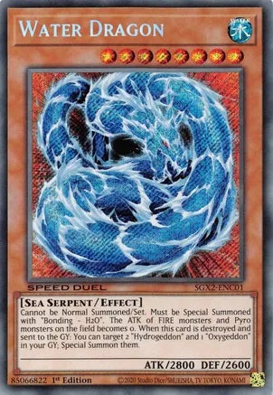 Water Dragon (Secret Rare) - SGX2-ENC01