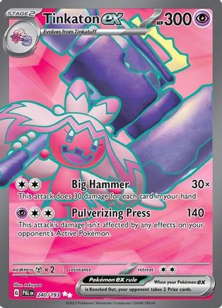 Tinkaton ex (Full Art) (Ultra Rare) - 240/193