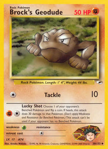 Brock's Geodude (Uncommon) - 038/132 -  Unlimited