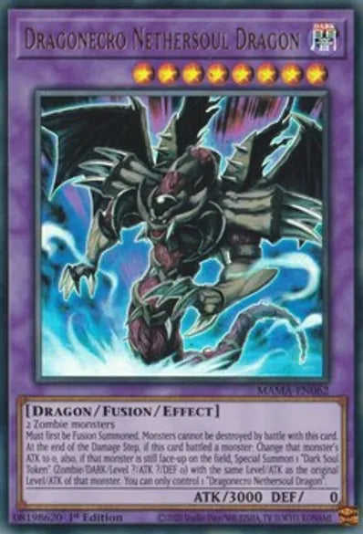 Dragonecro Nethersoul Dragon (Ultra Rare) - MAMA-EN062