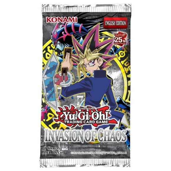 Yugioh: Invasion of Chaos Booster Pack (25th Anniversary Edition) (Sealed)