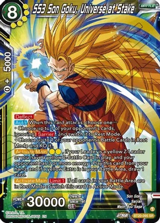 SS3 Son Goku, Universe at Stake (Super Rare) - BT20-095