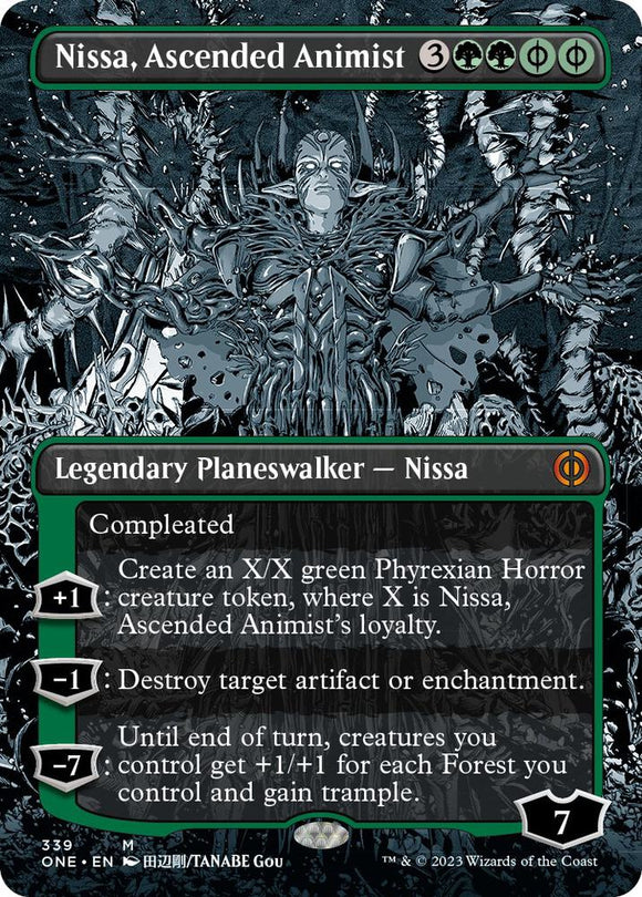 Nissa, Ascended Animist - Borderless Manga (Foil Mythic) - 339