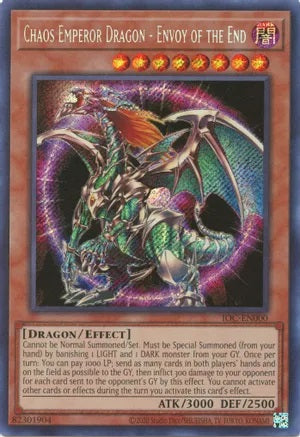 Chaos Emperor Dragon - Envoy of the End (Secret Rare) - IOC-EN000