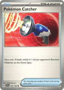 Pokemon Catcher (Reverse Holo Common) - 187/198