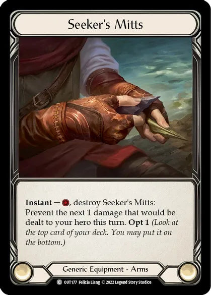 Seeker's Mitts (Common) - OUT177