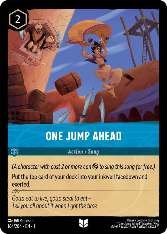 One Jump Ahead - 164/204 - Foil Uncommon