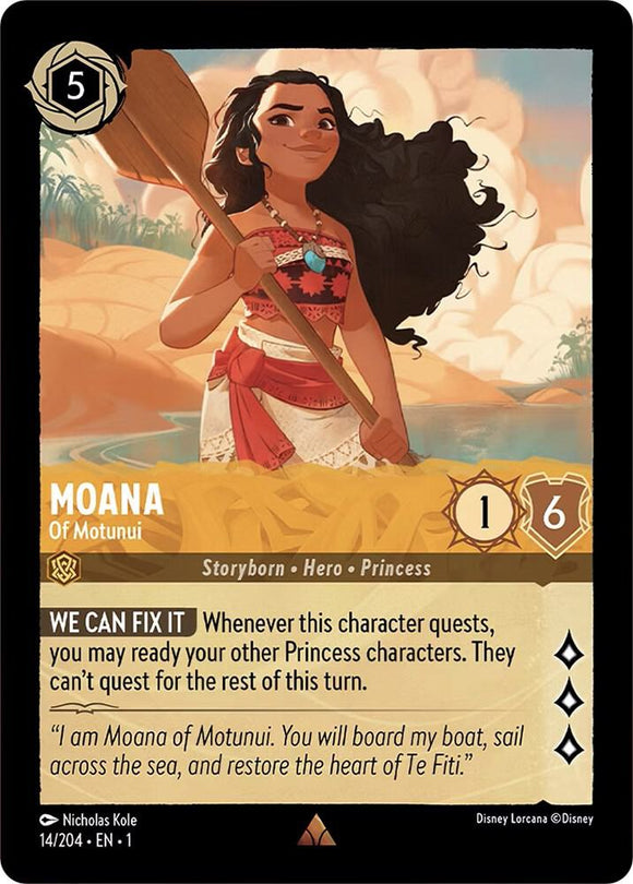 Moana - of Montunui (Rare) - 14/204