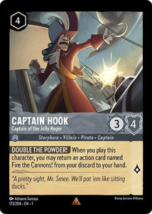 Captain Hook - Captain of the Jolly Roger (Rare) - 173/204