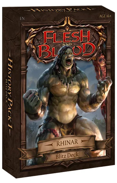 Flesh and Blood: History Pack 1 Blitz Deck - Rhinar (Sealed)