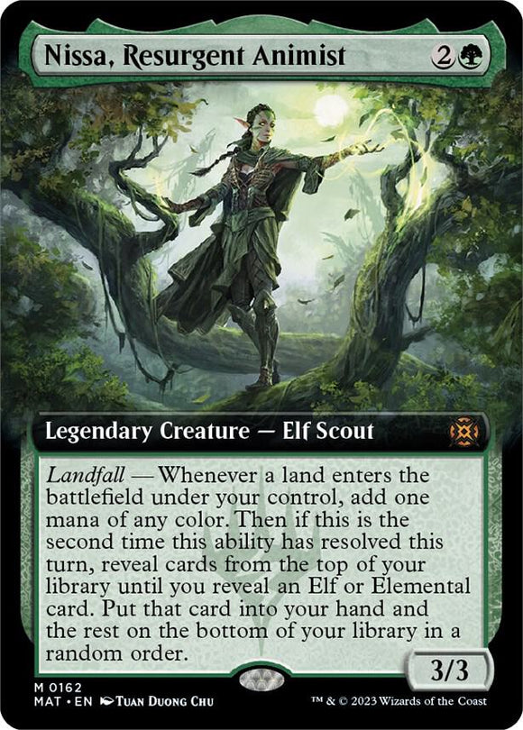 Nissa, Resurgent Animist - Extended Art (Mythic) - 0162