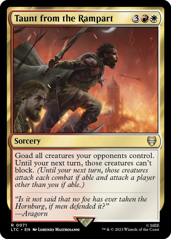 Taunt from the Rampart (Rare) - 0071
