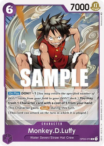 Monkey.D.Luffy (Foil) (Rare) - OP03-070