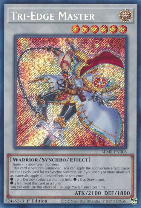 Tri-Edge Master (Secret Rare) - BLMR-EN008 - 1st Edition