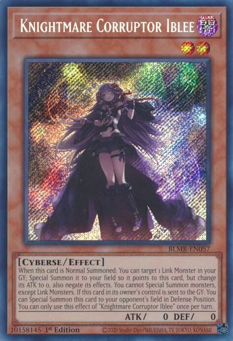Knightmare Corruptor Iblee (Secret Rare) - BLMR-EN057