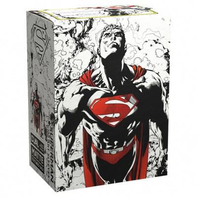 Dragon Shield: Matte Dual Art Sleeves - Superman Core (Red/White) (100) (Sealed)