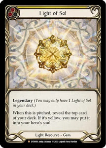 Light of Sol - DTD000 - Fabled (Cold Foil)