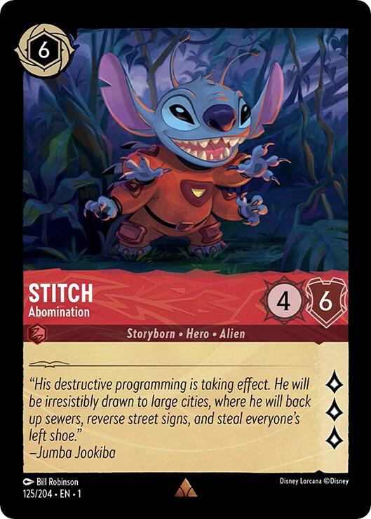 Stitch - Abomination (Rare) - 125/204