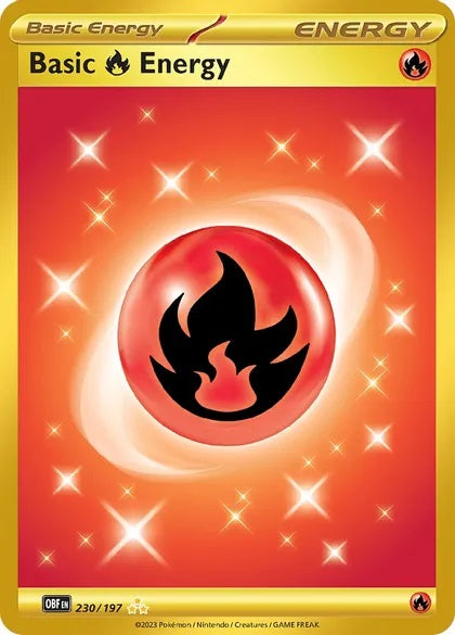 Basic Fire Energy (Gold Secret Rare) - 230/197