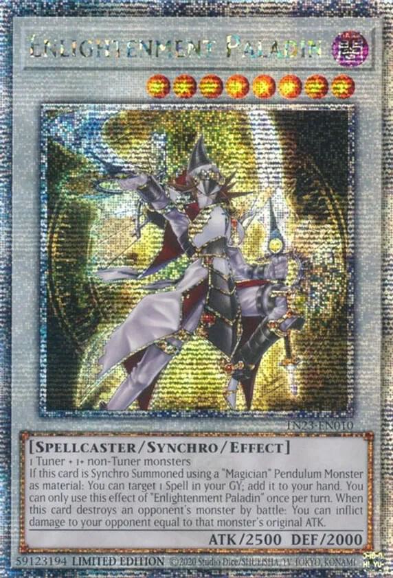 Enlightenment Paladin (Quarter Century Secret Rare) - TN23-EN010 - Limited Edition