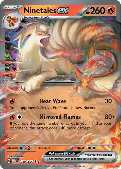 Ninetales ex (Double Rare) - 038/165