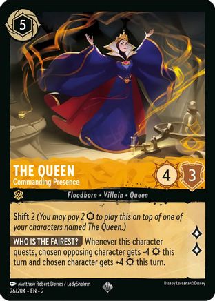 The Queen (Commanding Presence) - 26/204 - Super Rare