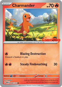 Charmander (Gamestop Exclusive Reverse Holo Promo) - 004/165