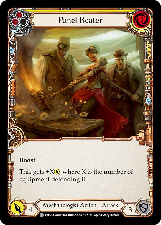 Panel Beater (Yellow) - EVO214 - Rainbow Foil