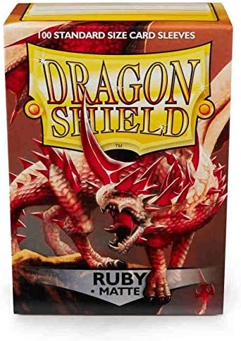 Dragon Shield: Sleeves - Matte: Ruby (100) (Sealed)