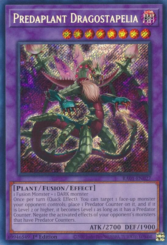 Predaplant Dragostapelia (Secret Rare) - RA01-EN027 - 1st Edition